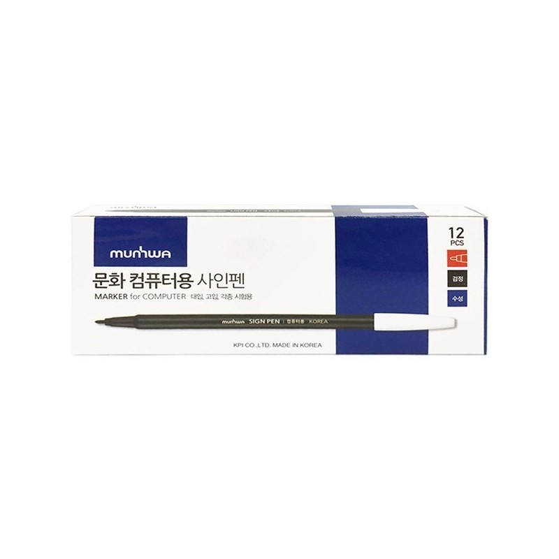 Munhwa Nexpro Computer-Use Sign Pens 12 Pens x 12 Sets