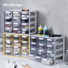 Blue Ginkgo Large 12-Drawer Cabinet – Stackable Clear Organizer for