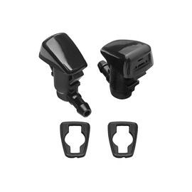 BE8Z-17603-A Premium Wiper Washer Nozzles Fit for Ford Fiesta 2011-2023 | Transit 2015-2023 | Windshield Washer Fluid Jet Nozzle | Easy to Install | 2 Pack, CK4Z-17603-A Dual Spray