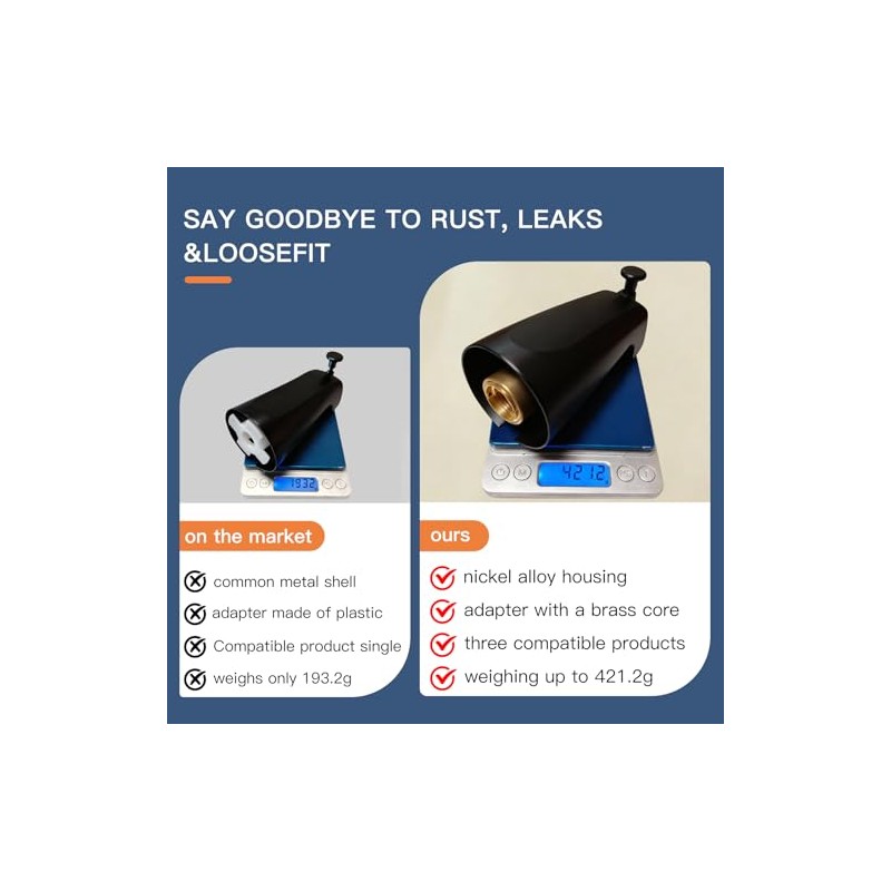 Matte Black Bathtub Spout with Diverter, All Metal, Brass, 5.3