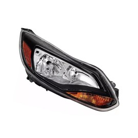 KarParts360 For Ford Focus 2012 2013 2014 Sedan/Hatchback Headlight Assembly Passenger Side | CAPA | With Bulbs | Titanium Model | Replacement For FO2503299, FO2503299C | BM5Z13008H