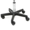 Black Round Shape Plastic Adjustable Salon Stool with Back