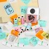 HuiJuKeJi 12 Rolls Mini Printer Sticker Paper,Thermal Self-adhesive paper 57