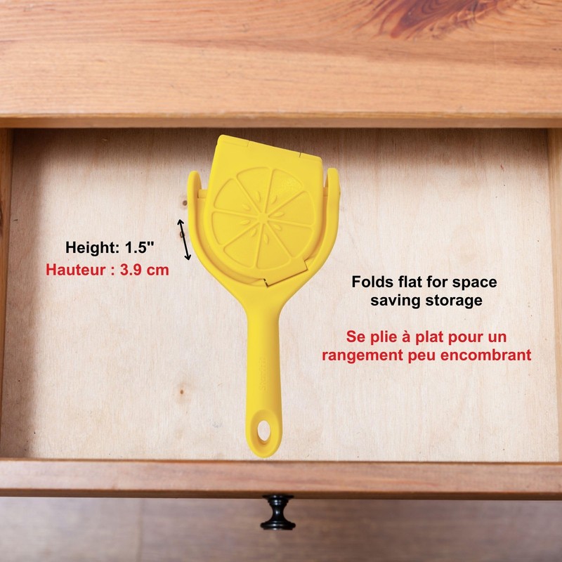 Starfrit Flat Juicer - Maximized Citrus Extraction with 2-Hand Pressure