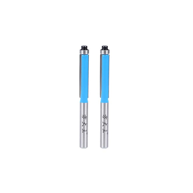 sourcing map Router Bit 1/4 Shank 1/4 inch Dia. Flush
