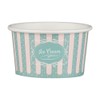 VEPATIM 100 Paper Ice Cream Cups with Patisserie Motif 145