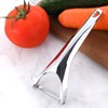 Professional Stainless Steel Vegetable and Fruit Peeler, Ergonomic Y-Shaped Design