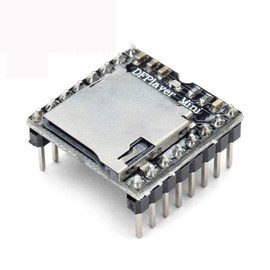 Hailege 2pcs MP3 Player Mini MP3 Player Audio Voice Module TF Card U Disk Board DFPlayer Audio Voice Music Module