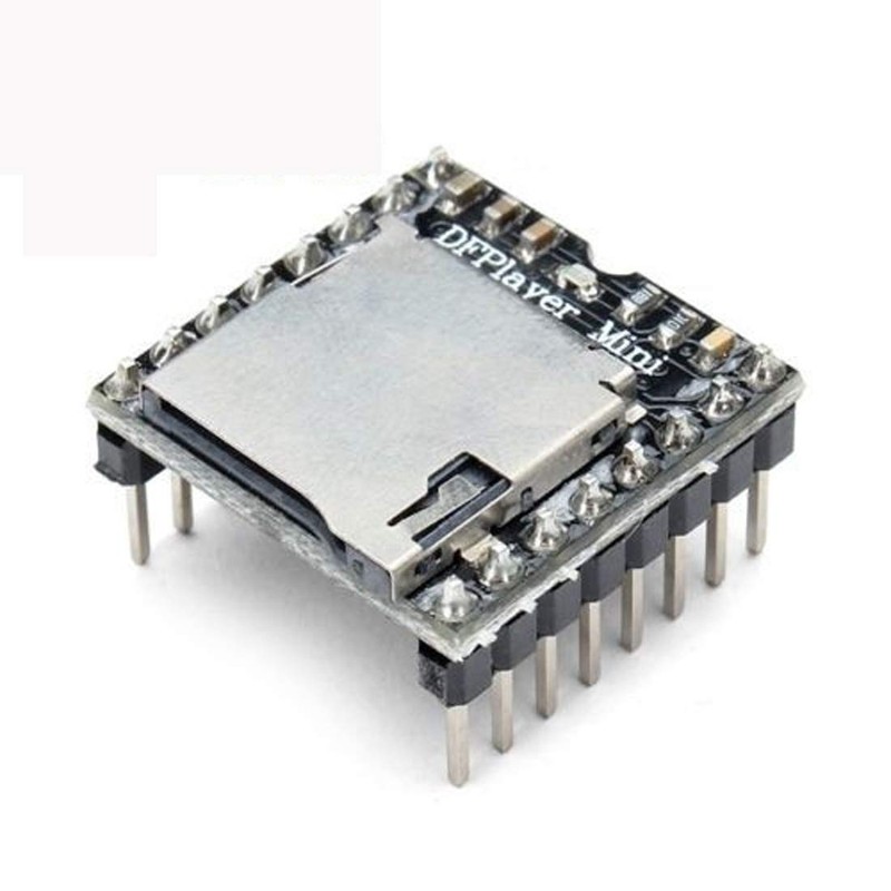 Hailege 2pcs MP3 Player Mini MP3 Player Audio Voice Module