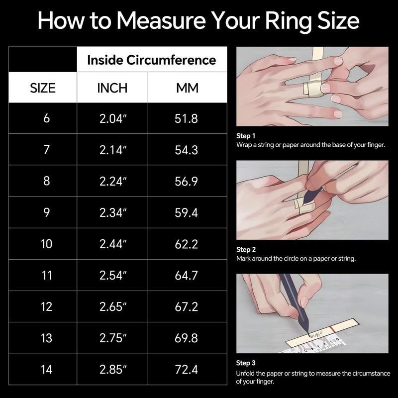 MERTTURM Men's Stainless Steel Ring