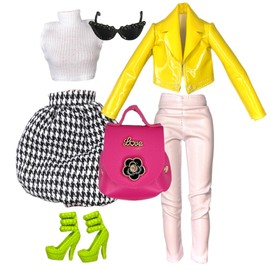 Eledoll Clothes Deluxe Fashion Pack for 12 inch Fashion Doll Popsicle Set