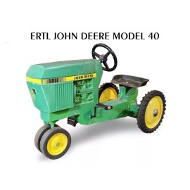 John Deere ERTL John Deere Model 40 Pedal Tractor Metal Sign: 9x12" & Free Shipping