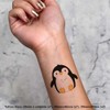 4 x 'Cute Penguin Chick' Temporary Tattoos - Water Resistant,