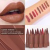 BINGBRUSH Matte Longwear Lipstick and Lip Liner Set, 2-in-1 Gradient