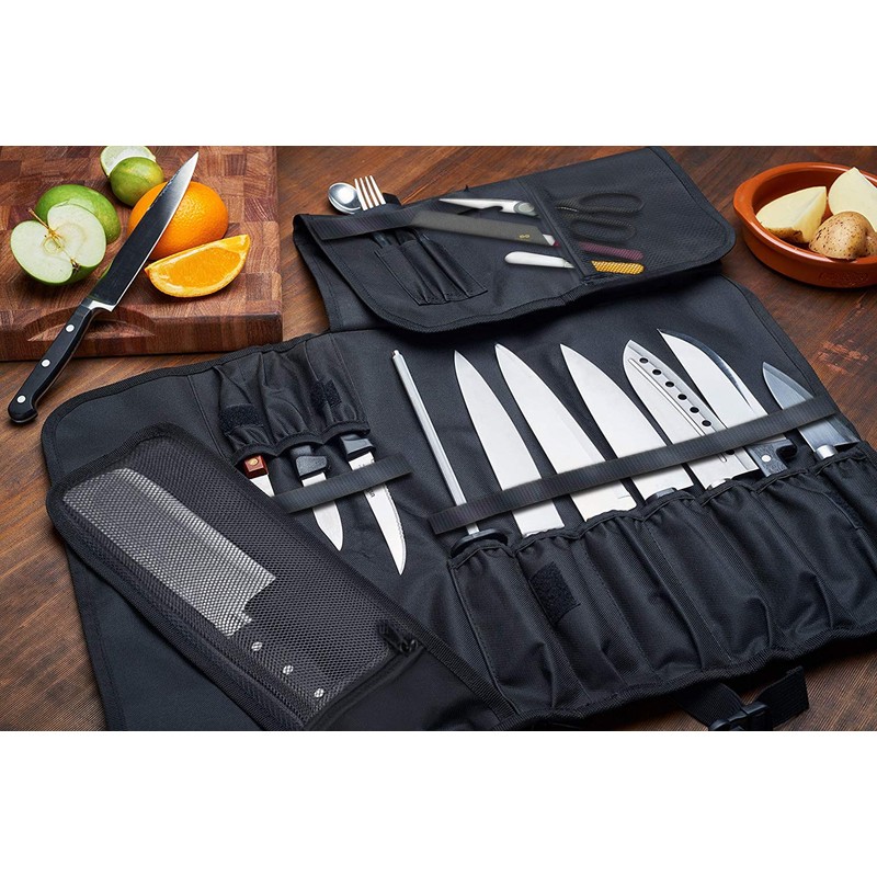 EVERPRIDE Chef Knife Roll Bag Holds 10 Knives – Contains