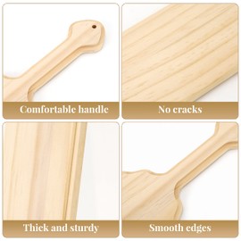 Caydo Caydo 15 Inch Unfinished Wooden Paddle, Greek Fraternity Paddle, Solid Pine Sorority Paddle for DIY Arts Decoration
