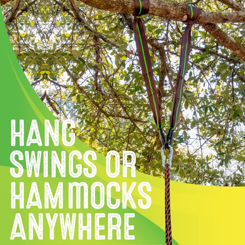 Swurfer Tree Swing Hammock Straps –Hanging Kit for Hammock, Tree