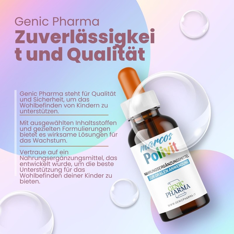 Polivit Multivitamin Children's Drops 15 ml Children's Vitamins Support for
