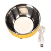 450ML Pet Heated Bowl Stainless Steel Water Heating Bowl USB