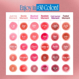 fwee Lip&Cheek Blurry Pudding Pot + Pendant Keyring | Memories | Random Colored Keyring | Makeup Blush, Buildable Lightweight, Multi-Use Soft Matte Finish | 5g