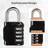 Skaaisont AMMS0729 Padlock Combination Lock, Black