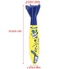 Uadme 4 Pcs Underwater Torpedo Rocket Throwing Swimming Diving Game