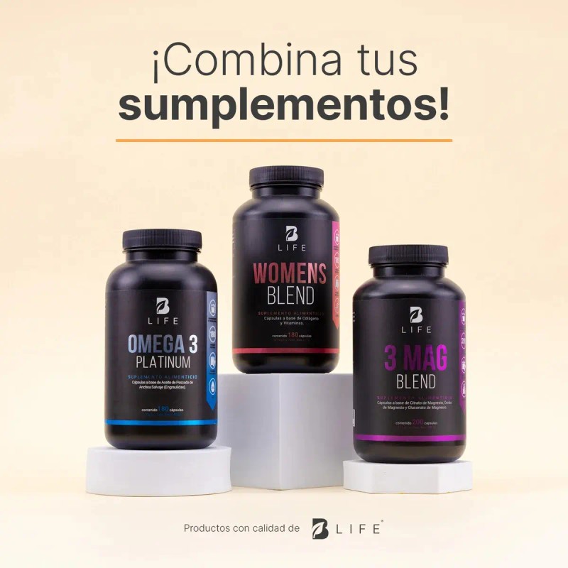 Mezcla Magnesios 200 Caps Citrato Oxido Gluconato Life Sabor