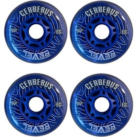 Alkali Revel Blue Indoor X-Soft 74A Roller Inline Hockey Wheels (59mm)