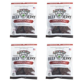 Lucky Beef Jerky - 3oz Slab (Original, 4 Pack)