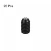 sourcing map Ball Point Set Screws, 20pcs M6 x 10mm