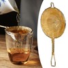 Tea Infuser Strainer Pure Copper Reusable Loose Leaf Teapot Filter