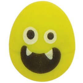 Baker Ross AX619 Monster Egg Shaped Bouncy Jet Balls - Pack of 10, Party Favours for Kids Birthdays and Outdoor Toys, Jet Balls