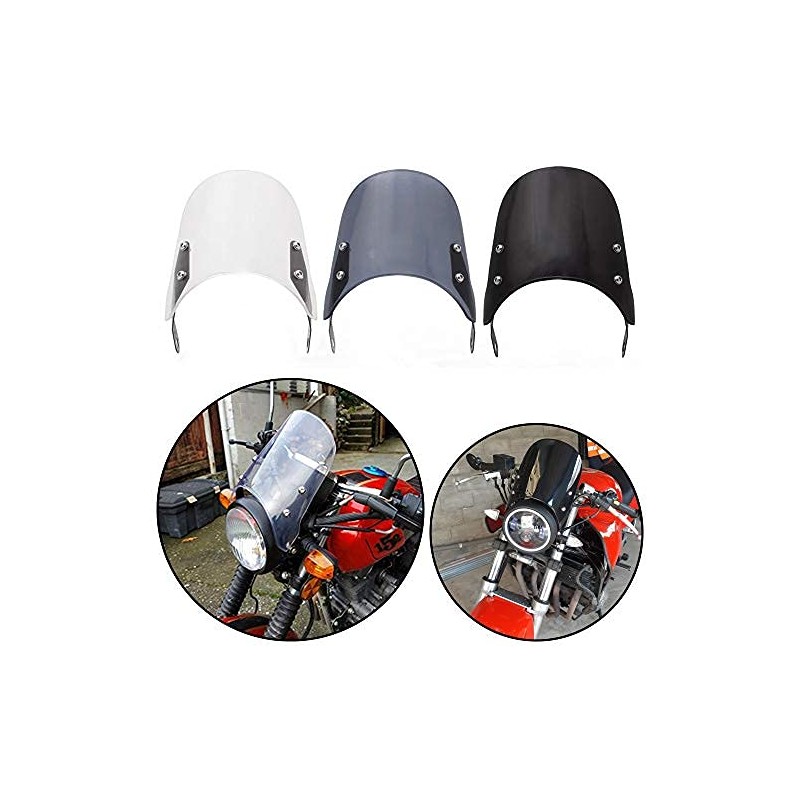 YUANYE Motorcyke Windshield 5-7" Triumph Bonneville T100 T200 Modified Windshield
