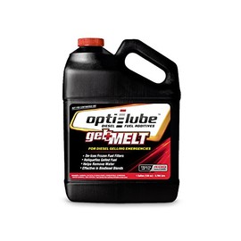 Opti-Lube Gel Melt Diesel Fuel Additive for Emergency Use: 1 Gallon (128oz) Treats up to 400 Gallons of Diesel Fuel