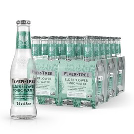 Fever-Tree Elderflower Tonic Water - Premium Quality Mixer - Refreshing Beverage for Cocktails & Mocktails. Naturally Sourced Ingredients, No Artificial Sweeteners or Colors - 6.8 Fl Oz Bottles - Pack of 24