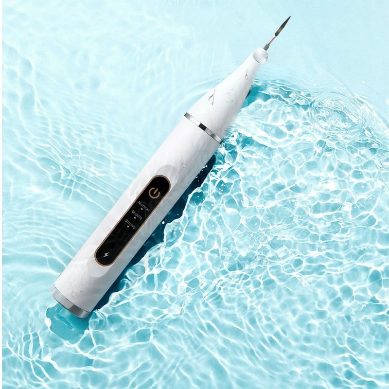Electric Dental Calculus Remover 3 Modes LED IPX6 Waterproof Tartar