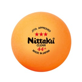 Nittaku NB1641 Table Tennis Ball, Large 3 Star, Clean, 1 Dozen, Large Ball, Certified Ball, Antibacterial, 1.7 inches (44 mm)