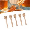 50pcs Honey Dipper Wooden Multipurpose Mini Honey Stirrer Stick for