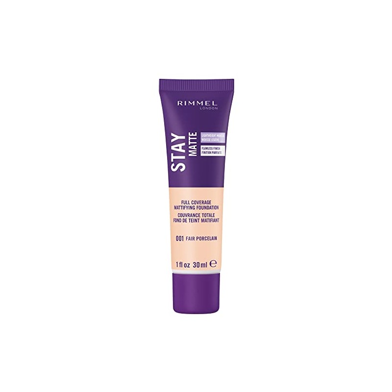 Rimmel London Stay Matte Liquid Mousse - 001 Fair Porcelain