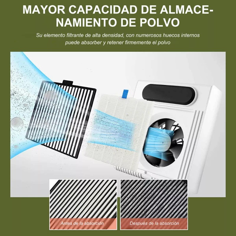 Qilay Extractor De Polvo Para Uñas Acrílicas Profesional 80w