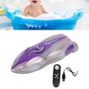 Miniature RC Boat With Bright Light Remote Control Stunt Boat