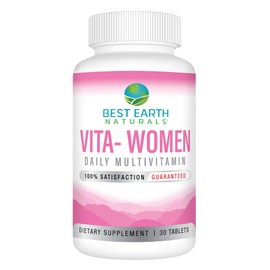 Best Earth Naturals VITA Women's Daily Multivitamin, Immune Support, Vitality & Well-Being, 100+ Vitamins, Minerals & Herbs