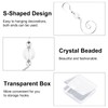 INCREWAY Wire Ornament Hooks, 30 Pcs Silver S-Shaped Christmas Tree