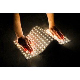 4PCS Soft LED Backlight Sheet 36W 2300k-6000k Warm and Cold Color Backlit Flexible cuttable19X9.5 inch for Translucent countertop Indoor