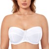 Delimira Women's Strapless Bras Underwire Non Padded Support Multiway Bandeau