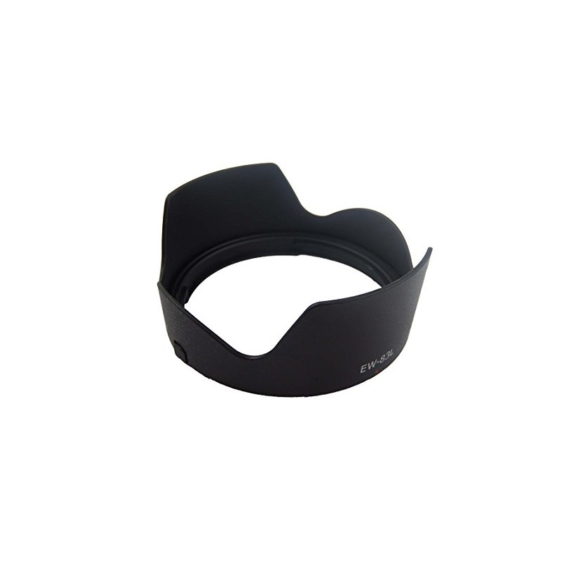 vhbw Lens Hood/Lens Shade black for Camera Lens as Canon