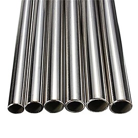 CynKen 4pcs OD 6mm x 4mm ID Stainless Pipe 304 Stainless Steel Capillary Tube Length 250mm