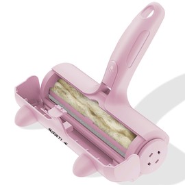 Sebtle Pet Hair Remover Roller,Reusable Animal Hair Removal Brush for Dogs and Cats,Lint Remover Easy to Clean Pet Fur from Carpet,Sofa,Bedding,Furniture and Rugs,Pink