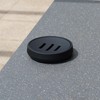 Soap Dish Black Round