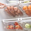 Refrigerator Drawer Large Capacity Transparent Rectangular Fridge Under Shelf Drawer